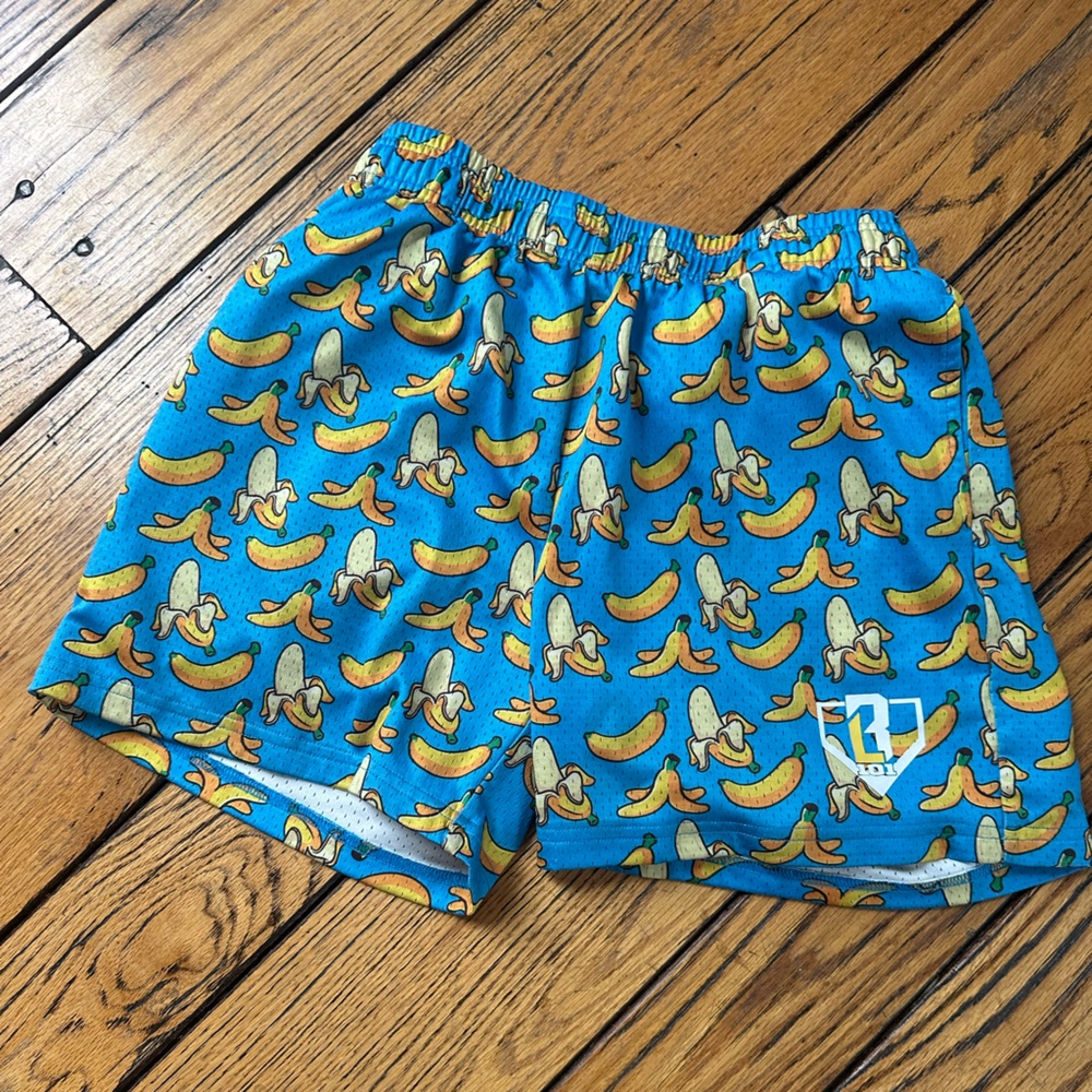 Baseball Lifestyle 202 Playful Banana Print Kids Shorts